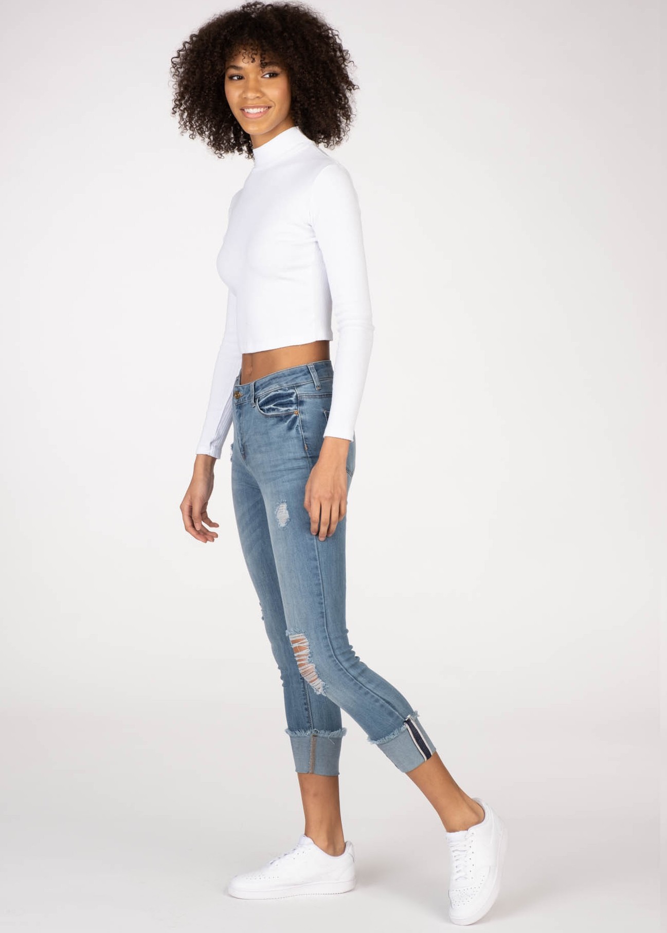 vanilla star mid rise skinny jeans